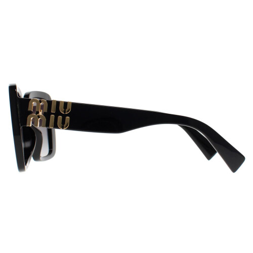 Miu Miu Miu Miu Sunglasses MU10YS 1AB5D1 Black Grey Gradient 2