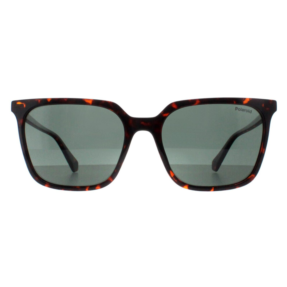 Polaroid Sunglasses Pld 4163/S 086 Uc Havana Polarized Green