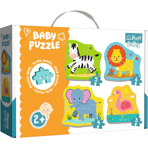Puzzle classique Trefl Baby - Animaux du safari