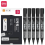 (Black 2pcs) Permanente Marker Pen Waterproof  Thick Head Large 2
