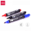 (Black 2pcs) Permanente Marker Pen Waterproof  Thick Head Large 3