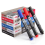 (Black 2pcs) Permanente Marker Pen Waterproof  Thick Head Large 4