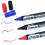 (Black 2pcs) Permanente Marker Pen Waterproof  Thick Head Large 6