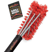 Grillaholics Essentials Nylon Grillborstel - Borstelvrij alternatief - Nylon Cold Scrub-technologie reinigt tussen de roosters - Levenslange fabrieksg