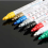 (Red) 8 colors White Waterproof Rubber Permanent Paint M 7