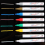 (Red) 8 colors White Waterproof Rubber Permanent Paint M 3