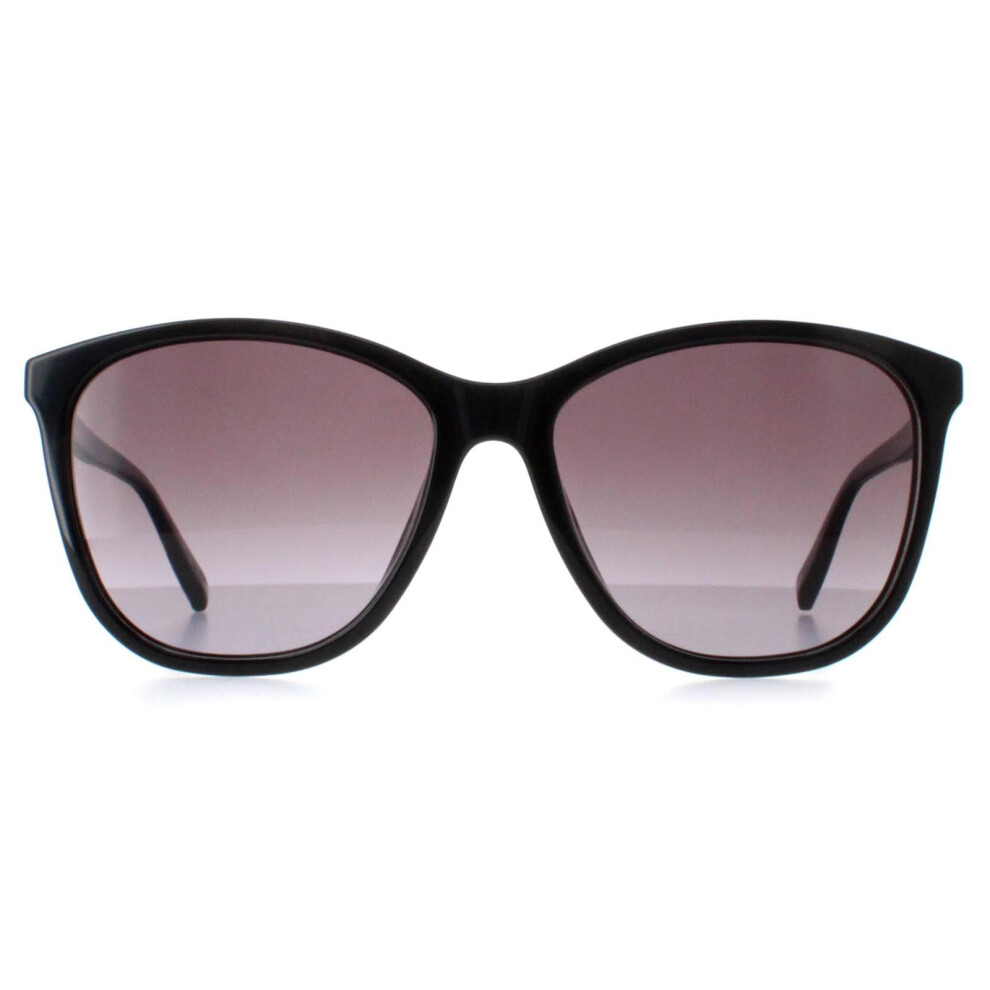 Ted Baker Sunglasses Tb1646 Delfi 001 Gloss Black Grey Gradient Black,Grey