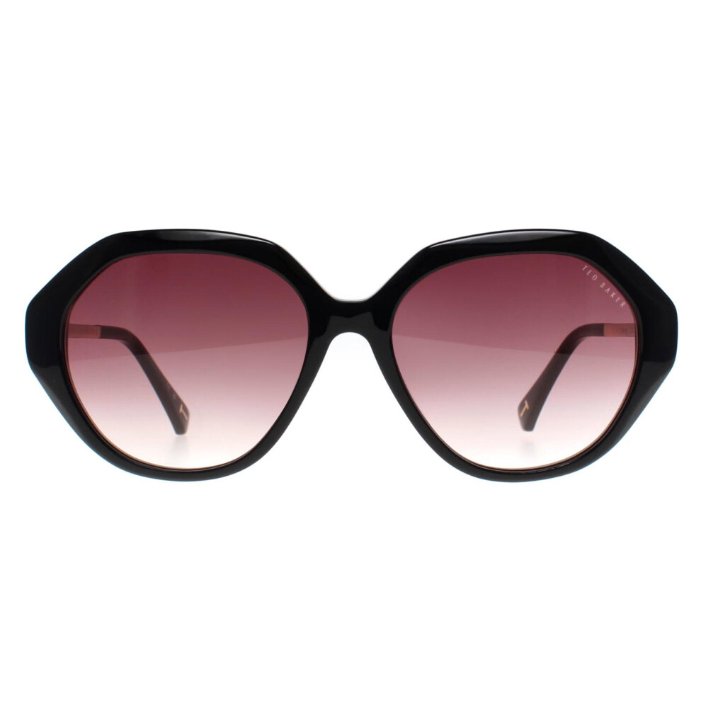 Ted Baker Sunglasses TB1731 Georgi 001 Black Brown Gradient