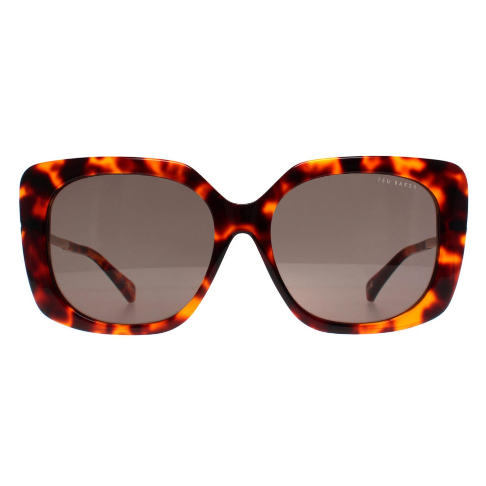 Ted Baker Sunglasses Tb1732 Heather 188 Tortoise Grey Green Green,Grey