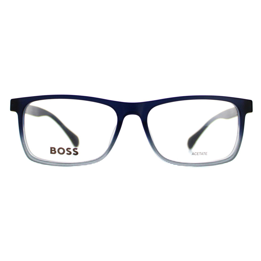 Hugo Boss Blue Glasses Frames Boss 1084/It 260 Fade Pattern Men