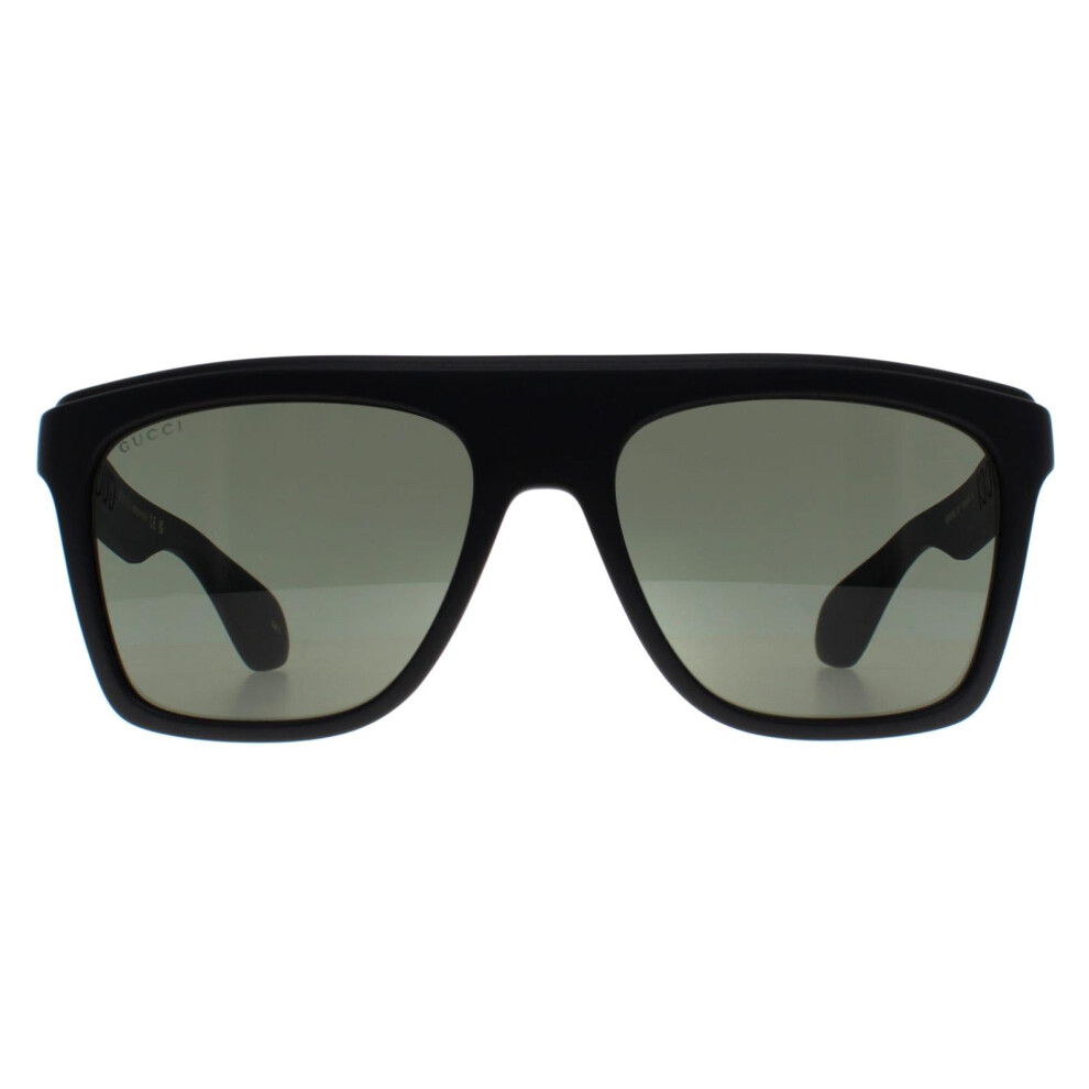 Gucci Sunglasses GG1570S 001 Matte Black Grey