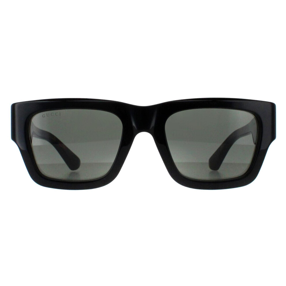 Gucci Sunglasses Gg1668s 001 Black With Havana Grey Black,Grey