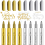 (Silver) Soft Head Metal Colored Craft Pen Greeting card si 2