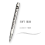(Silver) Soft Head Metal Colored Craft Pen Greeting card si 1