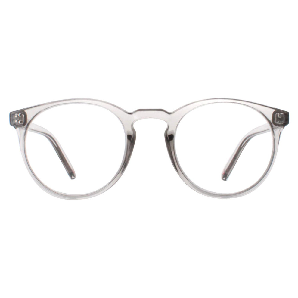 The-Reading-Glasses-Company Grey Montana Reading Glasses Hmr55 Clear Men Women +2.00