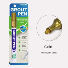 (GNMFB-Golden) Ceramic Tile Pen  Paint Marker  Waterproof Without