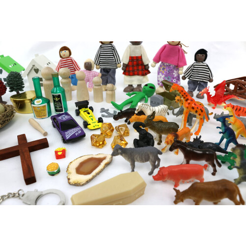 Sandtray Play Therapy Basic Starter Kit  100+ Teile 2