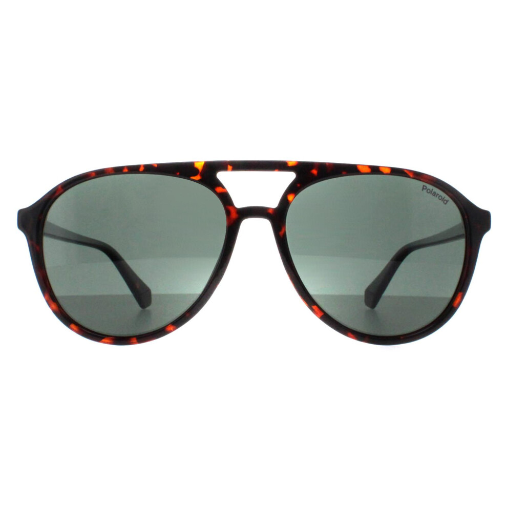 Polaroid Sunglasses Pld 4162/S 086 Uc Havana Polarized Green