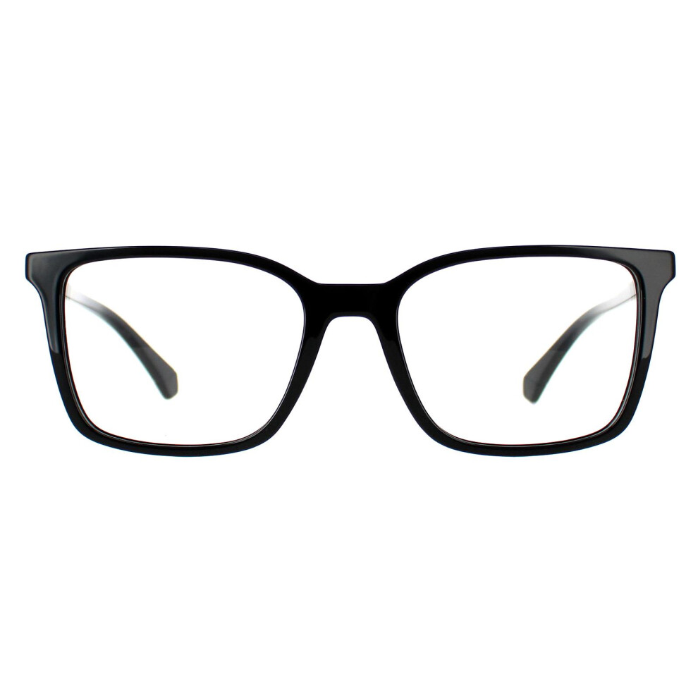 807-08686 Men's Black Polaroid Glasses Frames Pld D499 807
