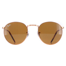 Ray-Ban Sunglasses RB3637 New Round 920233 Rose Gold Brown 50mm