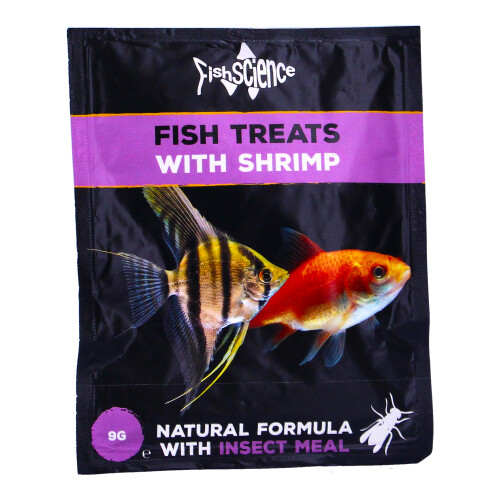 Fish Science Fish Treats + Shrimp 9g Sachet SINGLE