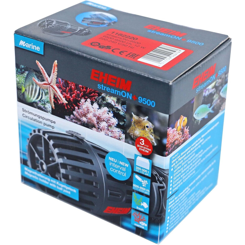Eheim (9500) Streamon+ Circulation Pump & Streamcontrol Aquarium Wavemaker Tank Coral