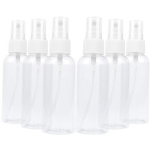 TRENDBOX 6-pack lege transparante plastic fijne nevel-spuitfles (6-pack - 120 ml)