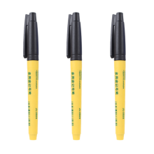(3 Pcs Black Pens) 3 Pcs/Set Long Head Markers Pen Bathroom Woodworki
