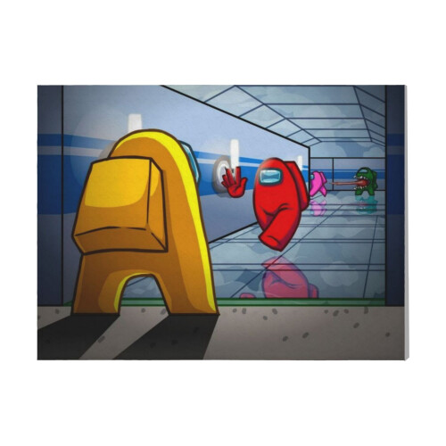 among-us-see-impostor-237-canvas-print-framed-diy-install-kit-16x20