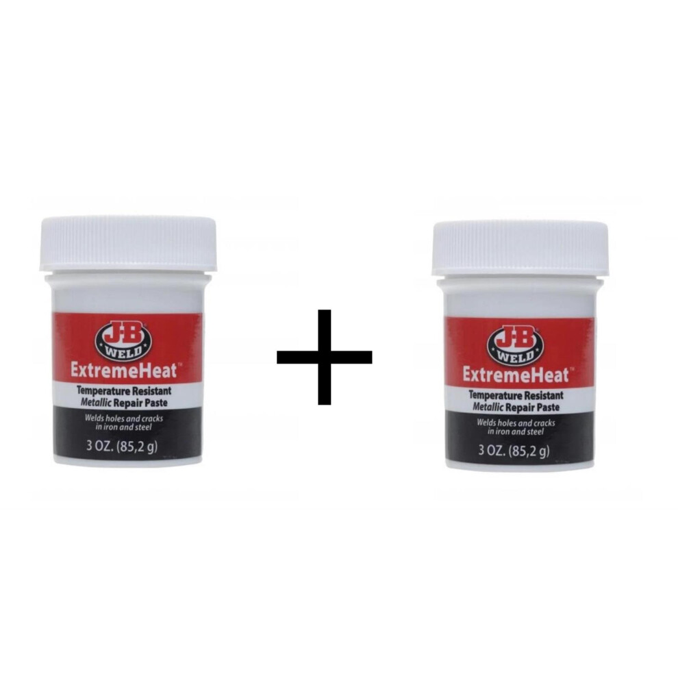 2x JB Weld Extreme Heat Resistant Putty Filler Paste Steel Metal Engine Exhaust