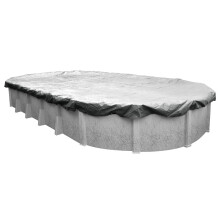 Robelle 5518404ROB Pool Cover for Winter DuraGuard Silver 18 x 40 ft Above Ground Pools