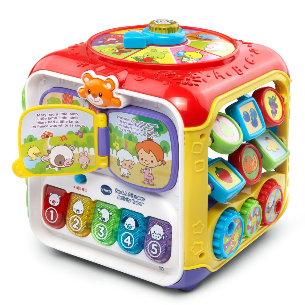 VTech Sort and Discover Activity Cube  Red