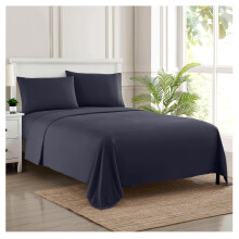 Split King Sheets - Breathable Luxury Sheets with Full Elastic & Secure Corner Straps Built In - 1800 Supreme Collection Extra Soft Deep Pocket Beddin