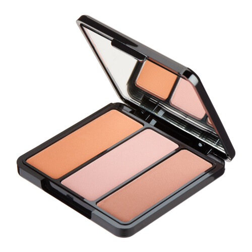 EVE PEARL Blush Trio Παλέτα Ρουζ Φυσική Όψη Μακράς Διάρκειας Με Βιταμίνη Ε- Sunny Cheeks 1
