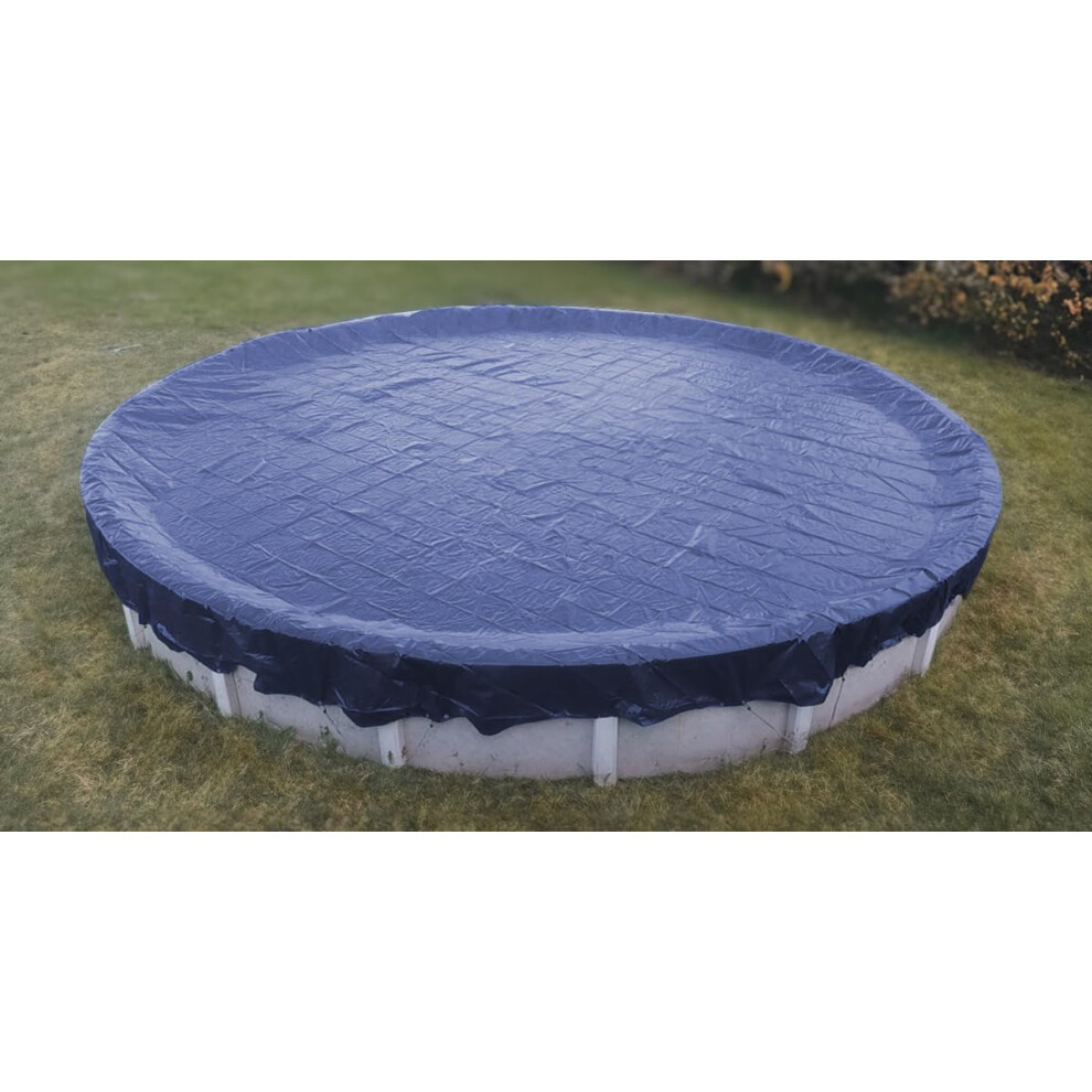 Couverture d'hiver pour piscine hors sol Pureline Denali, 7,3 m, ronde, garantie 8 ans