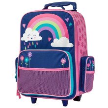Stephen Joseph Kids' Classic Rolling Luggage Rainbow One Size