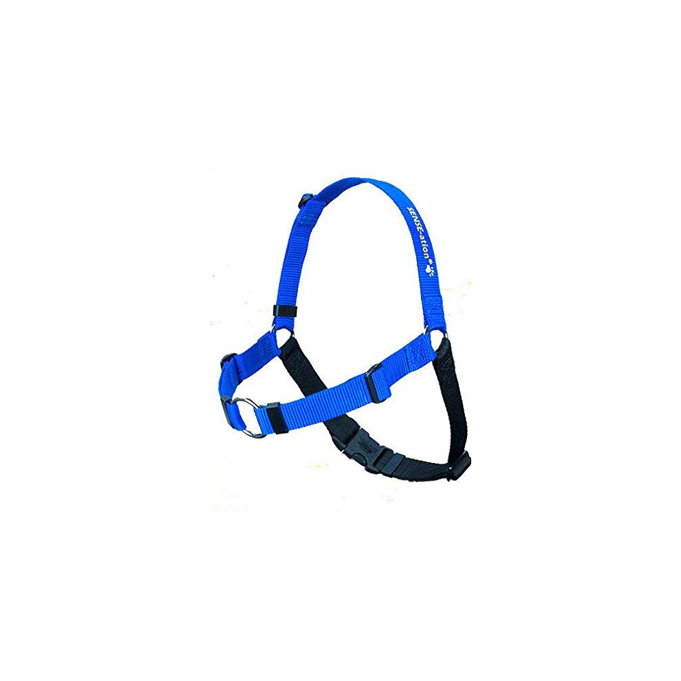 Das Original Sense-Ation No-Pull-Trainingsgeschirr F R Hunde (Blau, M-L, Breit)-image