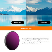 Conjunto de Filtros Lente Câmera Ação para Action 5 PRO/4 UV CPL ND8 ND16 ND32 ND64 Fotografia