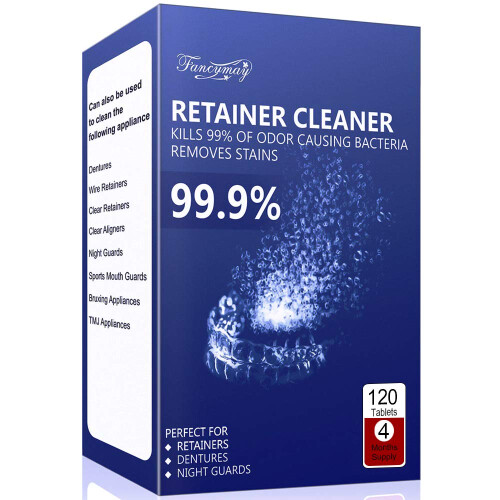 Retainer Cleaning Tablets 120 Tablets - 4 Months Supply  Mouth Guard C