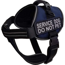 Activedogs polstret air -tech service Dog Harness Vest - 13 Color Variety (XL - Girth 29 """" - 40 """" Navy Blue)