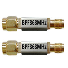 2X Filtro de 868 MHz RFID IoT Dedicado SAW Bandpass Filtros Crystal RF