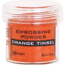 Ranger Tinsel embossing powder zzzzs Orange