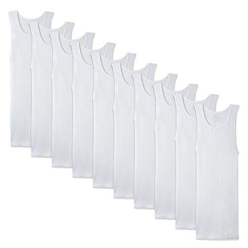 Fruit of the Loom Heren A-shirt Wit (10-pack) Medium 2