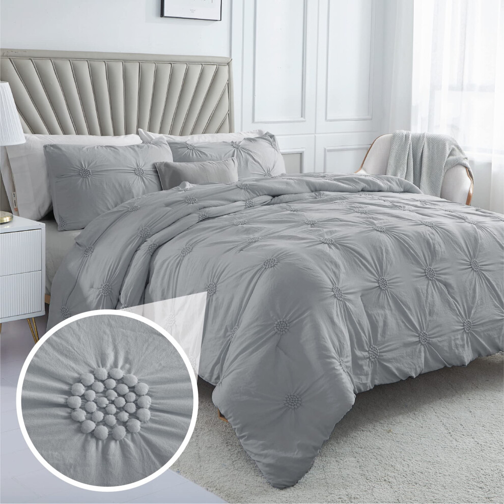 Ensemble De Couette 2 Pi Ces En Duvet Synth Tique Swift Home Twin Twin Xl Gris-image