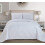Fancy Collection Collection Embossed Hedspread Over Size Solid # Austin (White King/California King) 1