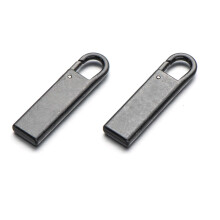 Zpsolution Ersatz-Reiverschlussgriff aus Metall, Reparaturfixierung, Reiverschlusslasche, Reparatur fr Gepck, Koffer, Tasche