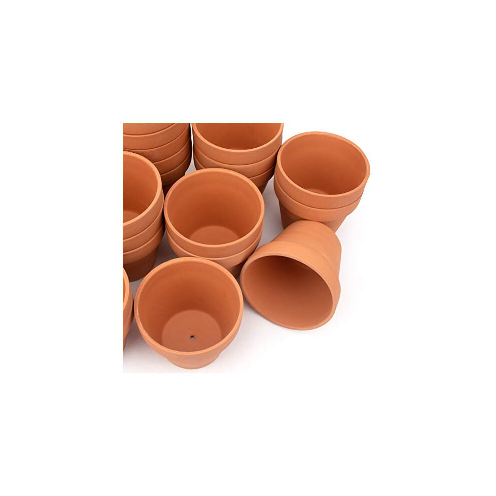 [26 Pack] 4"""" Kvetince Do Kolky Terakotov Kvetince Hlinen Kvetince Hlinen Keramick Kvetince Kaktusov Kvetince Sukulentn Kvetince Do Kol-image