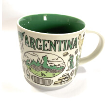 Starbucks Argentina Coffee Mug BTS Been There Series 14oz
