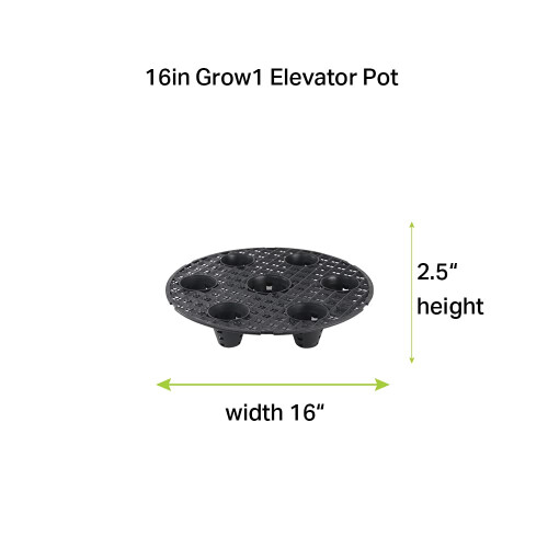 Grow1 16-Inch Υψωτήρες Γλάστρας για Φυτά (Συσκευασία 6 τεμαχίων) 2