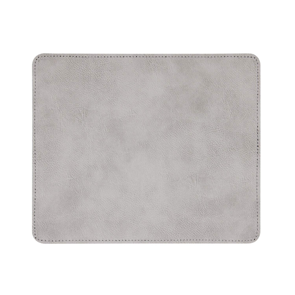 Rutschfestes Mauspad Mit Gummibasis F R Laptop-Computer-Pc-Pers Nliche Designs Gaming-Mauspad-Matte 9,45 X 7,87 Zoll (Leahter-Mauspad-Grau 9,45-image